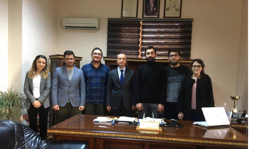 Kırıkkale Üniversitesi IEEE Öğrenci Kolu Topluluğu Üyeleri İlçe Milli Eğitim Müdürü Sayın Hasan KÖKREK'i ziyaret etti