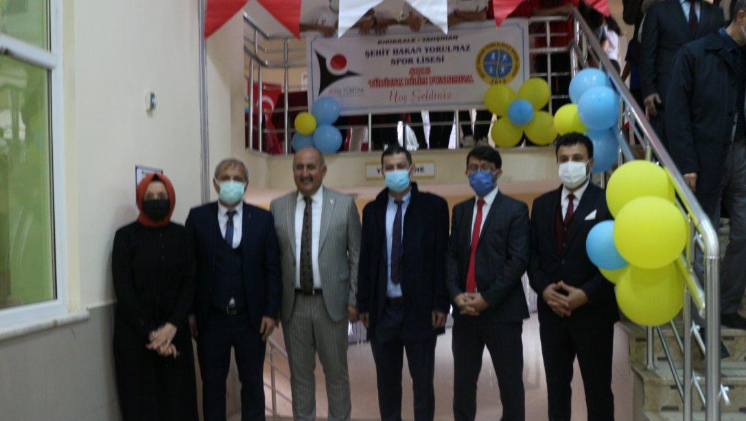 Şehit Hakan Yorulmaz Spor Lisesi 4006 TÜBİTAK Bilim Fuarı açılışı yapıldı.