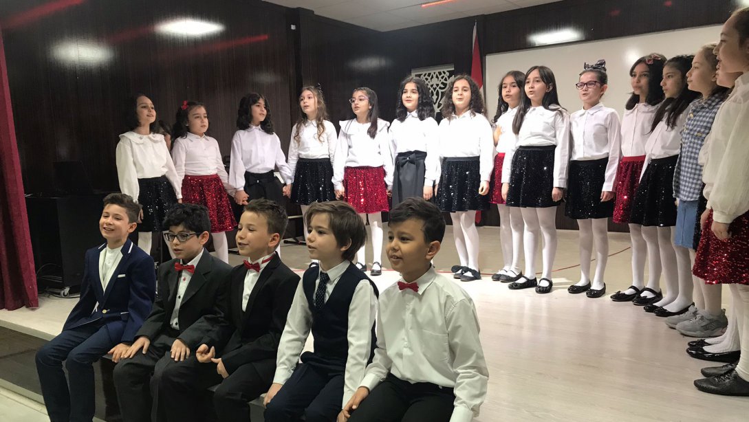 12 Mart İstiklal Marşı'nın Kabulü ve Mehmet Akif Ersoy'u Anma Programı Şehit Osman Yıldırım İlkokulu ev sahipliğinde gerçekleşti 